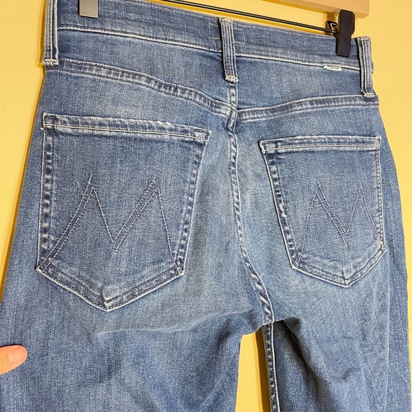 Mother Highwaisted  MidRise riser ankler - Picture 4 of 13